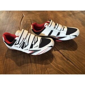 Venzo Bike Bicycle Women's Ladies Road Cycling Riding Shoes 3 Straps US Size 7.5
